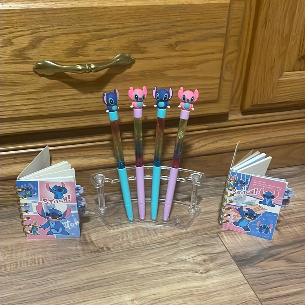 Disney Stitch lot! Journal and pen set